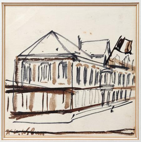 Gebouw, het paleis van Henri Victor Wolvens