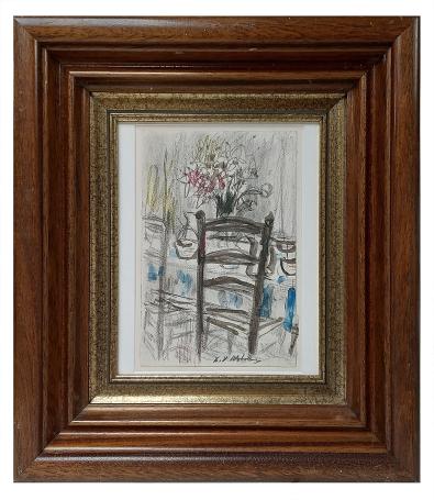 Tekening van de Belgische tekenaar Henri Victor Wolvens