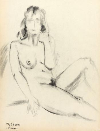 Tekening van Irénée Duriez kopen uit 2001