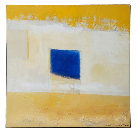 Abstract schilderij van Ingrid Hoste kopen