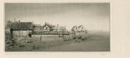 St Anneke, kunstwerkje van de Belgische graficus Jaak Gorus