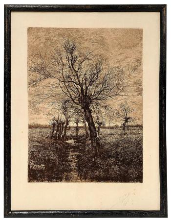 Tekening uit 1982 van de Antwerpse kunstenaar Jules Guiette kopen