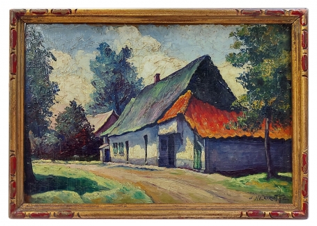 Kunstwerk van de Belgische kunstenaar Joseph Jean Victor Henrotte