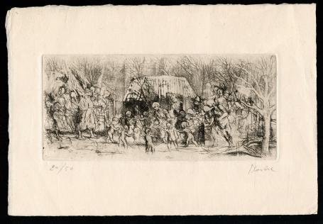 Ex libris van de  Belgische kunstenaar Jules Van Ael kopen