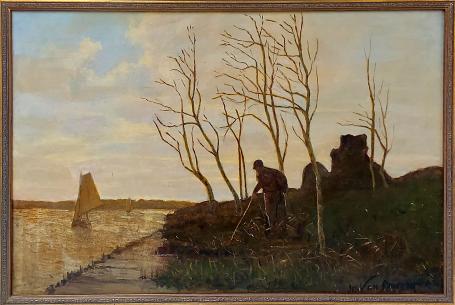 Kunstwerkje van Joseph Van Genegen of Jos Van Genegen
