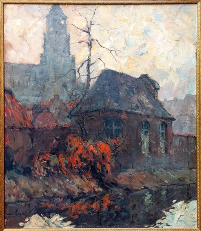 Belgische kunstschilder Jules Verstreken