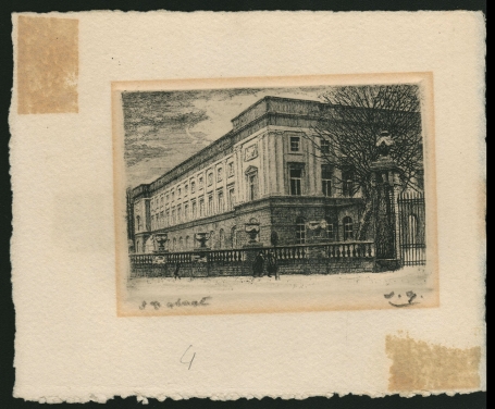 Kleine ets van een gebouw van Jaak Gorus kopen