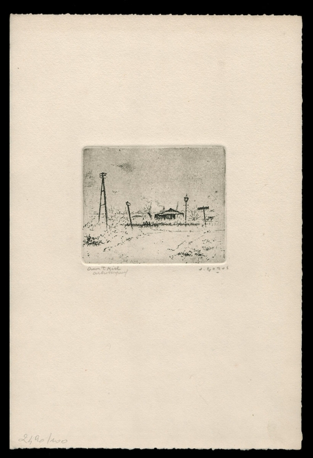 Grafisch werk van de Belgische kunstenaar Jaak Gorus kopen