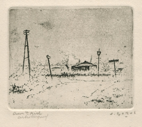 \'t Kiel, kunstwerkje van de Belgische graficus Jaak Gorus