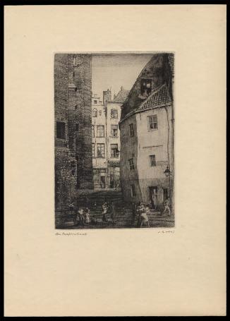 Ets geetst in 1925 van de Antwerpse etser Jaak Gorus kopen