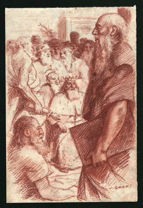 Tekening van de Belgische kunstenaar Jaak Gorus kopen