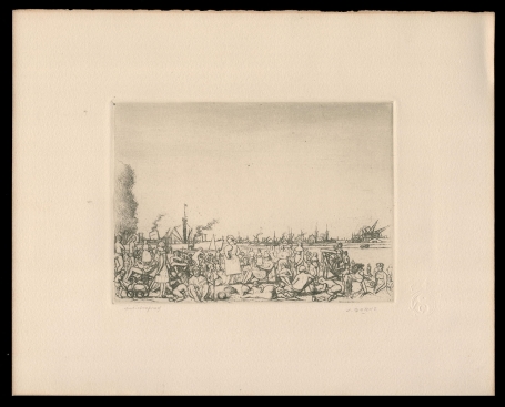 Ets van de Belgische kunstenaar J. Gorus kopen