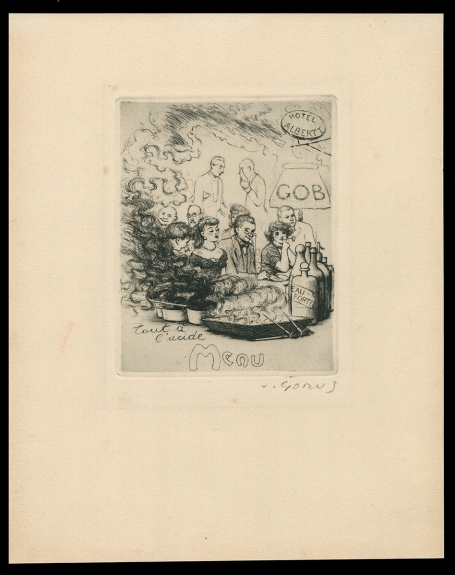 Grafisch werk van de Belgische kunstenaar Jaak Gorus kopen