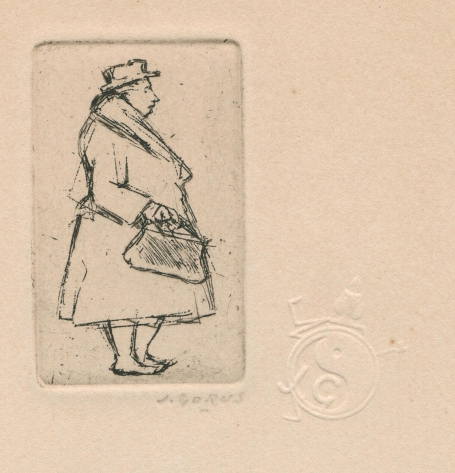 Ets van de Belgische kunstenaar J. Gorus kopen