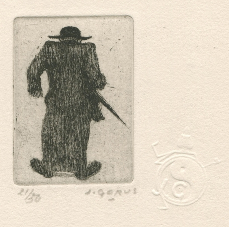 Ets van de Belgische kunstenaar J. Gorus kopen