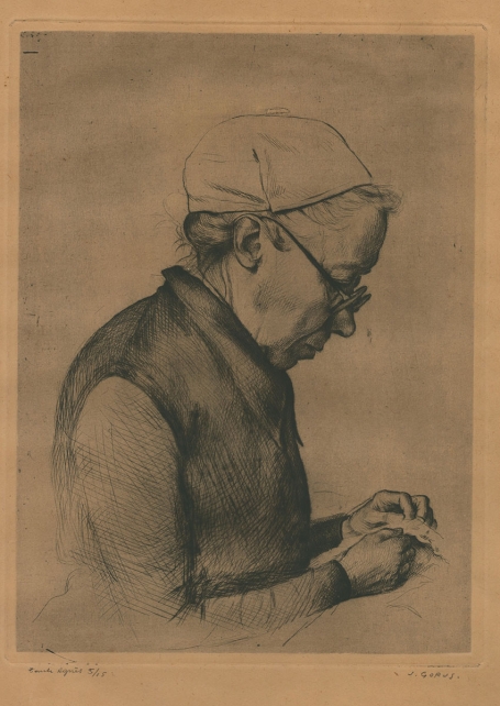 Ets, Tante Agnès van de Belgische etser Jaak Gorus