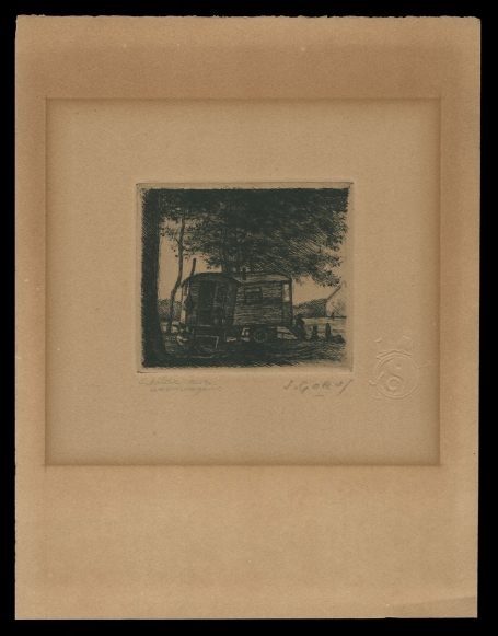 Grafisch werk van de Belgische kunstenaar Jaak Gorus kopen