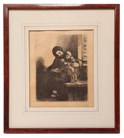 Mater amabilis III van de Belgische etser Jakob Smits