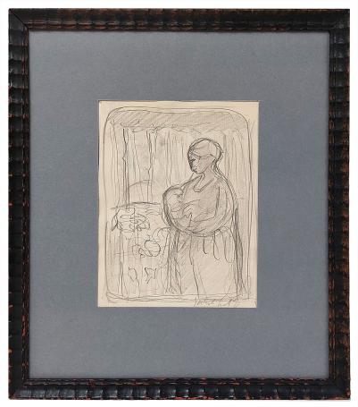 Potloodtekening van Jacob Smits