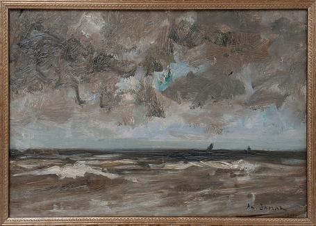 Een schilderij op canvas van de kunstschilder Armand Jamar