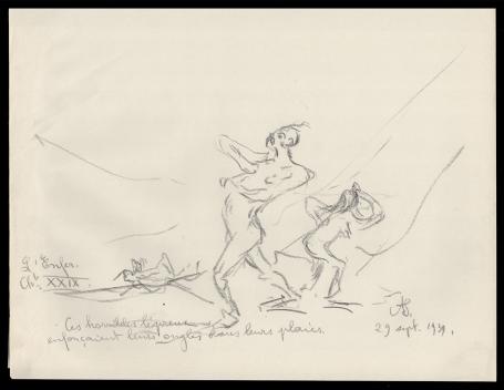 Tekening van de Belgische kunstenaar Armand Jamar kopen