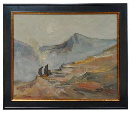 Olieverfschilderij van de Belgische kunstschilder Armand Jamar