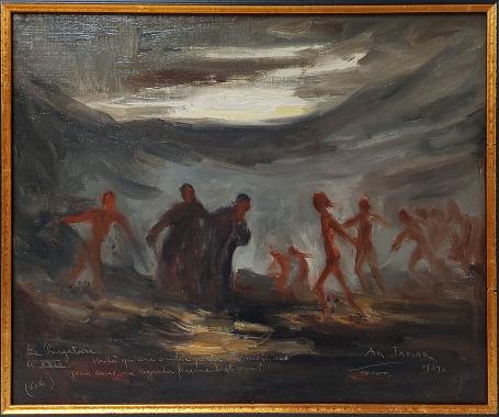 The Purgatory (1939) – Armand Jamar – oil on marouflé canvas