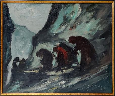 Le Purgatoire, kunstwerk van A. Jamar