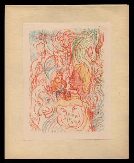 Litho uit 1921 van James Ensor kopen