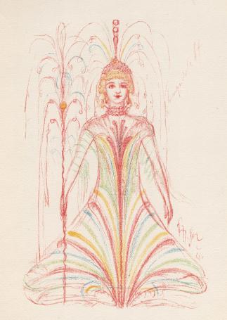 Litho van James Ensor uit 1929,  17. Le Bouquet d'artifice