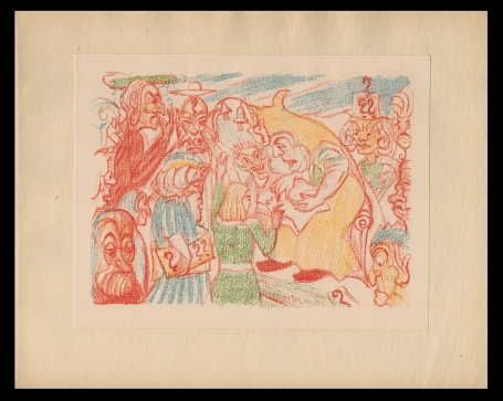 Litho uit 1921 van James Ensor kopen