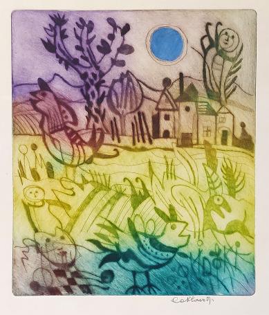 Ets van de Belgische graficus Jan Cobbaert