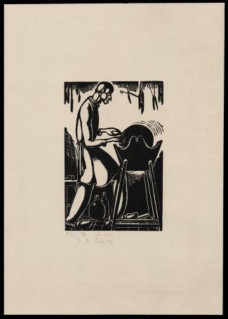 Houtsnede  van Jan Frans Cantré kopen