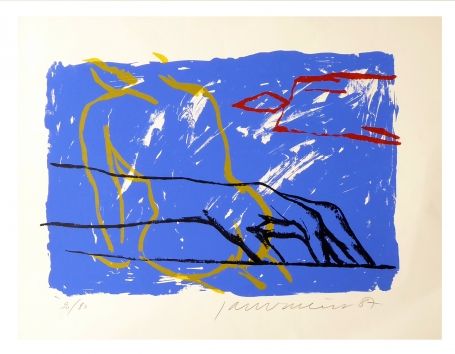 Litho van de Belgische kunstenaar