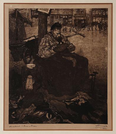 Ets van de Belgische kunstenaar Jules De Bruycker uit 1911