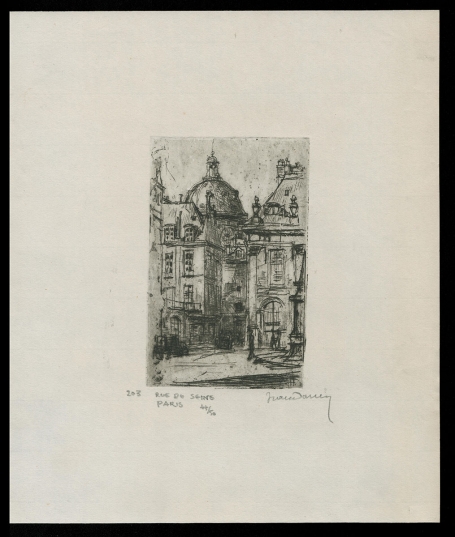 Ets van de Belgische kunstenaar Jean Donnay