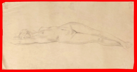 Tekening van de Belgische kunstenaar Jean Donnay