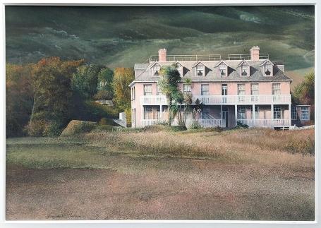 Pasteltekening uit 1990 van de Belgische kunstenaar Jef Van Grieken