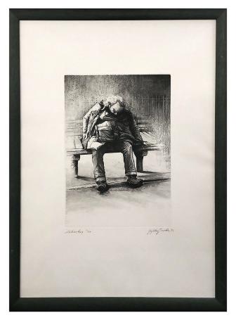 Grafisch werk van de Belgische kunstenaar Jef Van Grieken kopen
