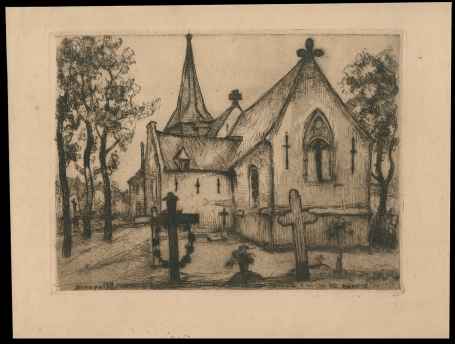 Ets uit 1932 van Jehan Frison kopen
