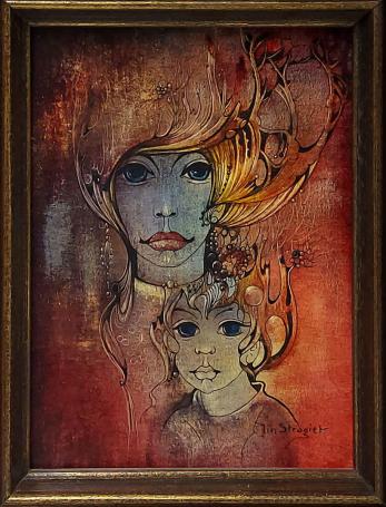 Kunstwerkje van de Belgische kunstenares Jin Stragier