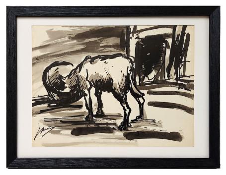 tekening van de Antwerpse tekenaar Mous kopen