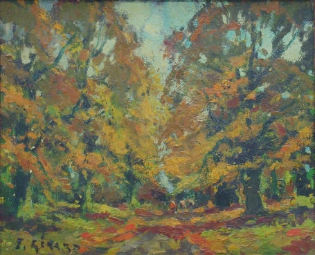 Schilderij van de Belgische kunstschilder John Gérard