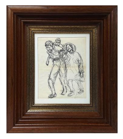 Tekening van de Antwerpse kunstenaar Mous kopen