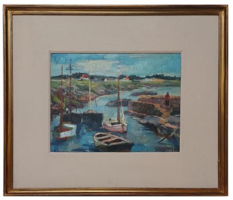 Schilderij van Joseph Tilleux kopen, Bretagne