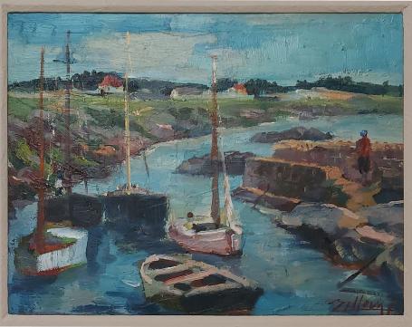 Olieverschilderij uit 1955 van Joseph Tilleux kopen