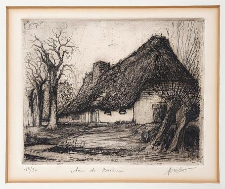 Ets van de Belgische kunstenaar Jos Van Gerwen