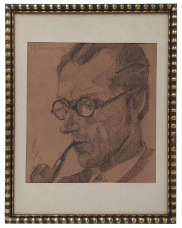 Tekening van de Belgische kunstschilder Jules Gonthier kopen
