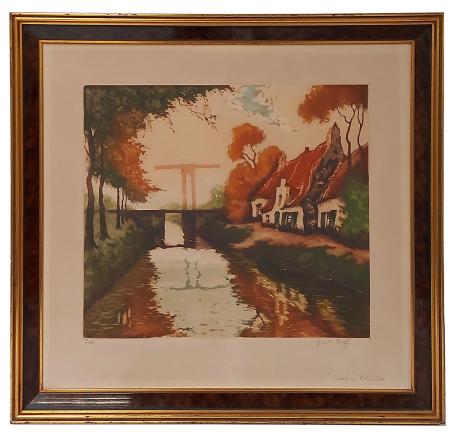 Grafisch werk van de Belgische graficus Julien Célos