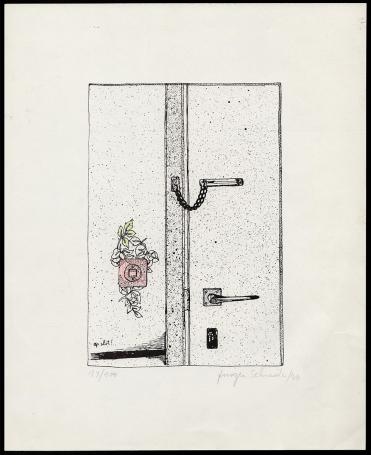 Litho van de Belgische kunstenaar Jürgen Schneider kopen